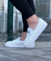 Shoecide Wg060 Beyaz Triko Babet Erkek Casual Ayakkabı