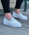 Shoecide Wg060 Beyaz Triko Babet Erkek Casual Ayakkabı