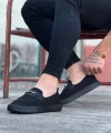 Shoecide Wg060 Kömür Triko Babet Erkek Casual Ayakkabı