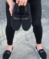 Shoecide Wg060 Kömür Triko Babet Erkek Casual Ayakkabı