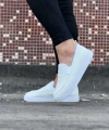 Shoecide Wg061 Beyaz Triko Babet Erkek Casual Ayakkabı