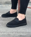 Shoecide Wg061 Kömür Triko Babet Erkek Casual Ayakkabı
