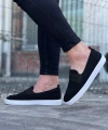 Shoecide Wg061 Siyah Triko Babet Erkek Casual Ayakkabı
