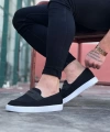 Shoecide Wg061 Siyah Triko Babet Erkek Casual Ayakkabı