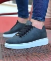 Shoecide Wg08 Gri Düz Erkek Casual Ayakkabı