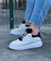 Shoecide Wg094 Beyaz Siyah Erkek Casual Ayakkabı
