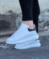 Shoecide Wg095 Beyaz Siyah Erkek Casual Ayakkabı