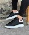 Shoecide Wg095 Siyah Beyaz Erkek Casual Ayakkabı