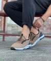 Shoecide Wg103 Taba Triko Erkek Spor Ayakkabı