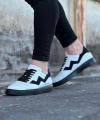 Shoecide Wg160 Beyaz Siyah Erkek Casual Ayakkabı