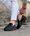 Shoecide Wg161 Kömür Rugan Erkek Casual Ayakkabı
