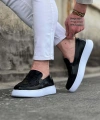 Shoecide Wg161 Siyah Rugan Erkek Casual Ayakkabı