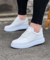 Shoecide Wg162 Beyaz Ortopedik Taban Erkek Casual Ayakkabı