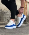 Shoecide Wg162 Beyaz Sax Ortopedik Taban Erkek Casual Ayakkabı