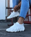 Shoecide Wg300 Beyaz Triko Sargı Taban Casual Erkek Ayakkabı