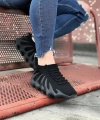 Shoecide Wg300 Siyah Triko Sargı Taban Casual Erkek Ayakkabı