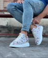 Shoecide Wg501 Dergi Desenli Boyalı Erkek Casual Ayakkabı