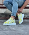 Shoecide Wg501 Sarı Cok Boyalı Erkek Casual Ayakkabı
