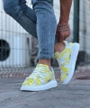 Shoecide Wg501 Sarı Cok Boyalı Erkek Casual Ayakkabı