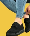 Shoecide Wg503 Bağcıklı Rahat Taban Keten Kömür Erkek Günlük Ayakkabı