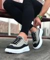 Shoecide Wg507 Siyah Gri Erkek Ayakkabı