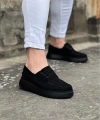 Shoecide Wg508 Kömür Süet Ortopedik Taban Erkek Casual Ayakkabı