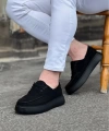 Shoecide Wg508 Kömür Süet Ortopedik Taban Erkek Casual Ayakkabı