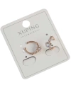 Shoecide Xuping Rose Renk Zirkon Taşlı Yıldız Model Earcuff Küpe