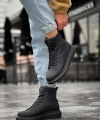Shoecide Yüksek Taban Ayakkabı B-080 Siyah (siyah Taban)