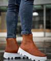 Shoecide Yüksek Taban Chelsea Bot 113 Taba