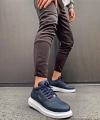 Shoecide Yüksek Taban Günlük Ayakkabı 040 Lacivert