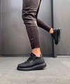 Shoecide Yüksek Taban Günlük Ayakkabı 040 Siyah (siyah Taban)