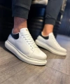 Shoecide Yüksek Taban Günlük Ayakkabı 043 Beyaz