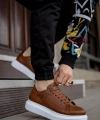 Shoecide Yüksek Taban Günlük Ayakkabı 044 Taba