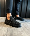 Shoecide Yüksek Taban Günlük Ayakkabı 1025 Siyah (siyah Taban)