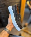 Shoecide Yüksek Taban Günlük Ayakkabı 700 Siyah (beyaz Taban)