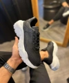 Shoecide Yüksek Taban Günlük Ayakkabı N75 Siyah (beyaz Taban)