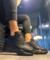 Shoecide Yüksek Taban Günlük Ayakkabı N75 Siyah (siyah Taban)