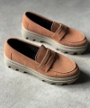 Shoecide Yüksek Taban Klasik Ayakkabı 779 Taba Süet
