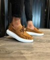 Shoecide Yüksek Taban Mevsimlik Süet Ayakkabı 009 Taba
