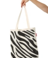 Shoecide Zebra Desenli Bez Çanta