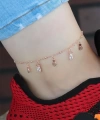 Shoecide Zirkon Taşlı Rose Renk Ananaslı Hal Hal