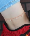 Shoecide Zirkon Taşlı Rose Renk Yıldızlı Hal Hal