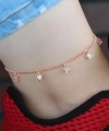 Shoecide Zirkon Taşlı Rose Renk Yıldızlı Hal Hal