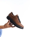 Swo151 Boost Bağcıklı Cilt Erkek Günlük Sneaker Ayakkabı Cst - Taba