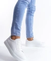 Swo165 Elite Bağcıklı Cilt Erkek Günlük Sneaker Ayakkabı Cbt - Beyaz