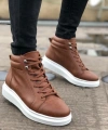 Swo202 Toronto Bağcıklı Cilt Erkek Spor Bot Bt - Taba