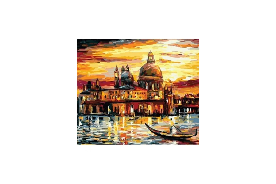 Venedik Gezisi 2 Sayılarla Boyama Seti Kasnaklı