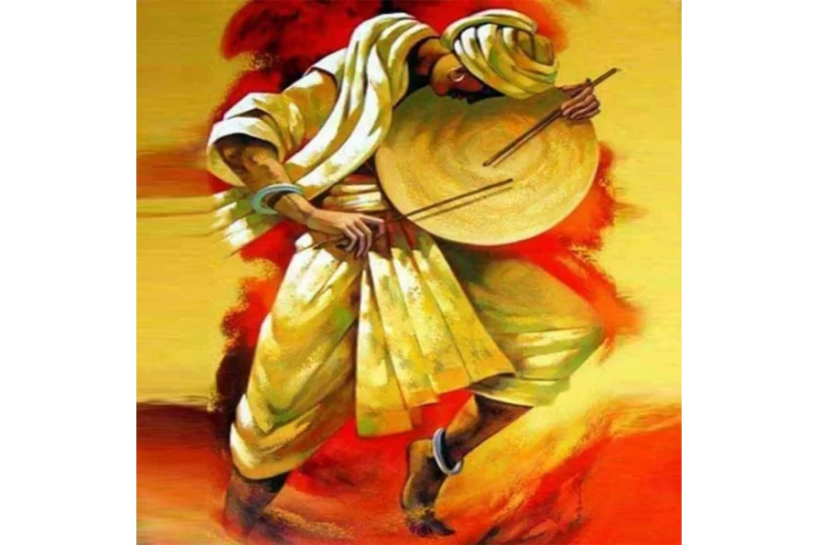 Dansı Ritmi Sayılarla Boyama Seti Rulo ( Kasnaksızdır)