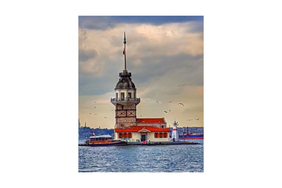 Kızkulesi 6 Sayılarla Boyama Seti Rulo ( Kasnaksızdır)